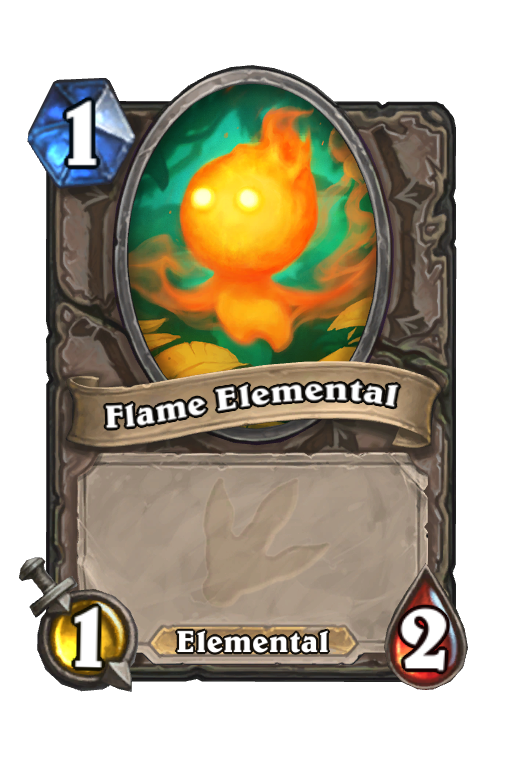 Flame Elemental Hearthstone kártya