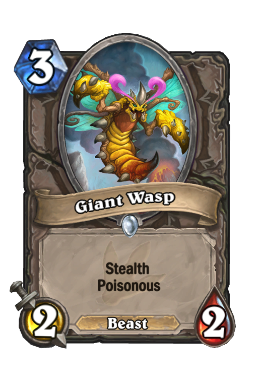 Giant Wasp Hearthstone kártya