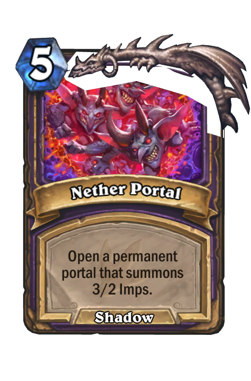 Nether Portal Hearthstone kártya