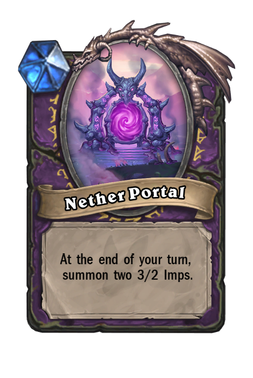 Nether Portal Hearthstone kártya