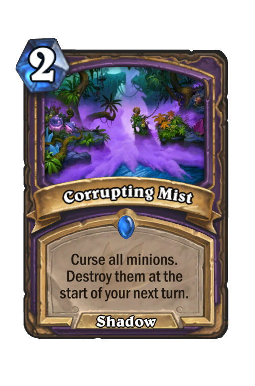 Corrupting Mist Hearthstone kártya
