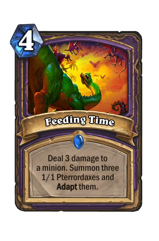 Feeding Time Hearthstone kártya