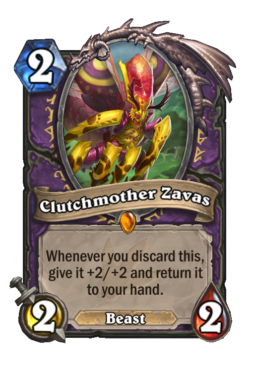 Clutchmother Zavas Hearthstone kártya