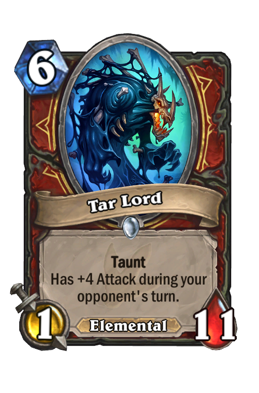 Tar Lord Hearthstone kártya
