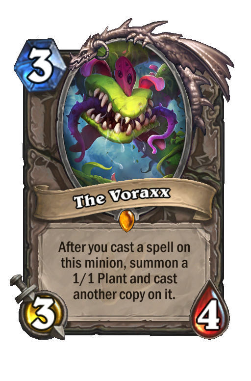 The Voraxx Hearthstone kártya