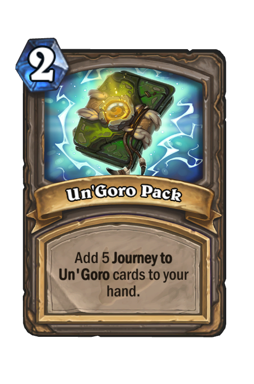 Un'Goro Pack Hearthstone kártya