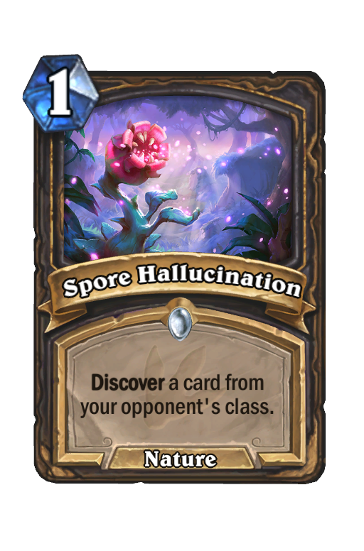Spore Hallucination Hearthstone kártya