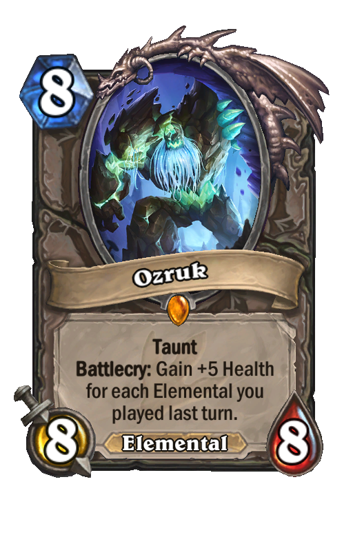 Ozruk Hearthstone kártya