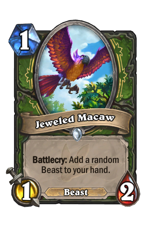 Jeweled Macaw Hearthstone kártya