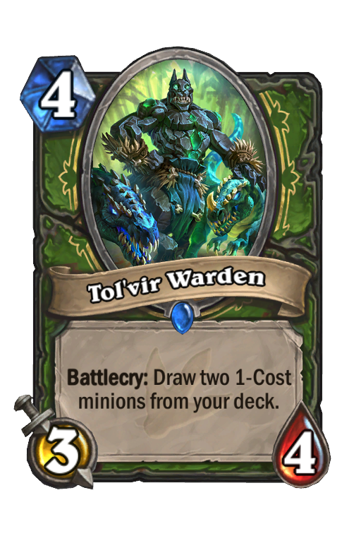 Tol'vir Warden Hearthstone kártya