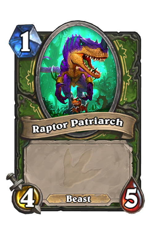 Raptor Patriarch Hearthstone kártya