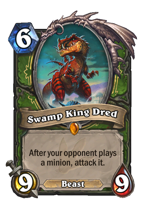 Swamp King Dred Hearthstone kártya