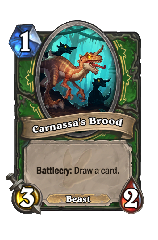 Carnassa's Brood Hearthstone kártya