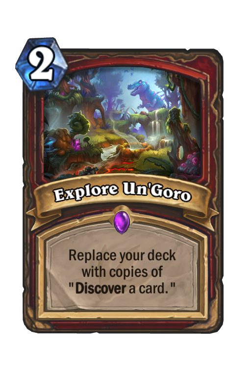Explore Un'Goro Hearthstone kártya