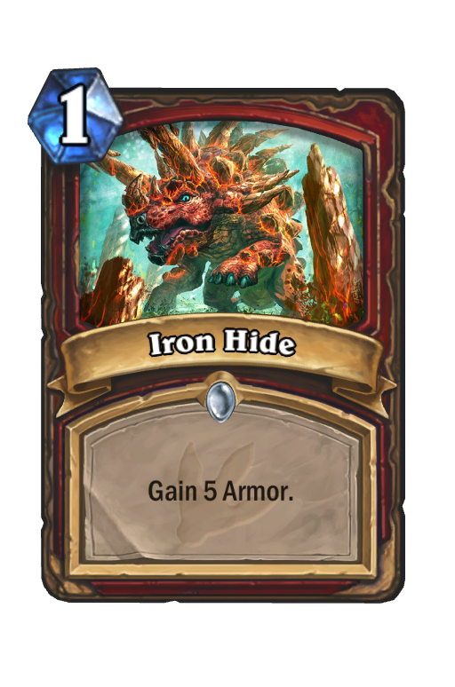 Iron Hide Hearthstone kártya