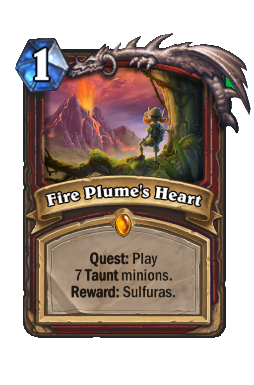 Fire Plume's Heart Hearthstone kártya