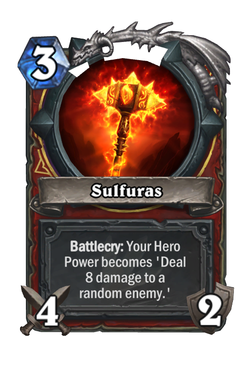 Sulfuras Hearthstone kártya