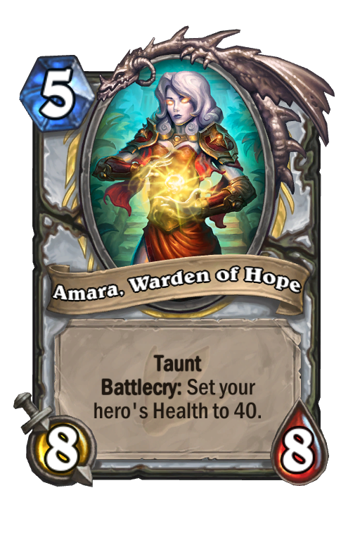 Amara, Warden of Hope Hearthstone kártya