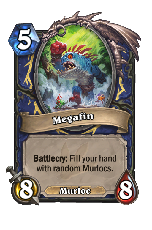 Megafin Hearthstone kártya