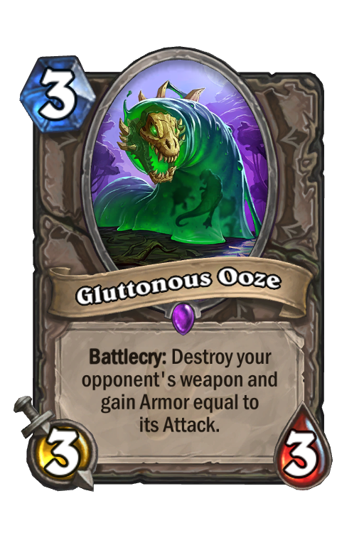 Gluttonous Ooze Hearthstone kártya