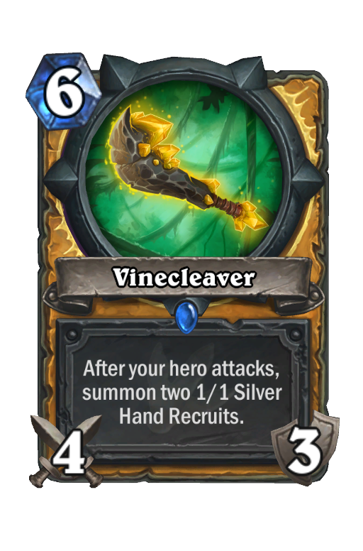 Vinecleaver Hearthstone kártya
