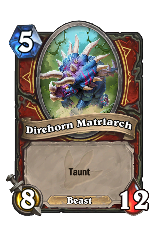 Direhorn Matriarch Hearthstone kártya