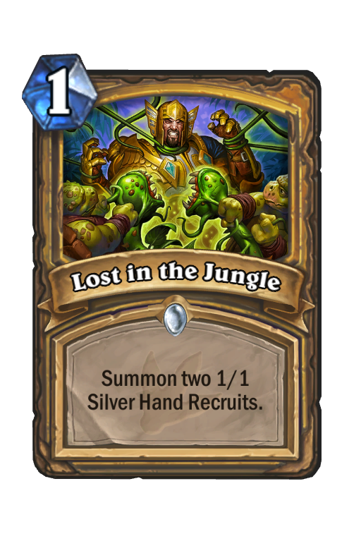 Lost in the Jungle Hearthstone kártya