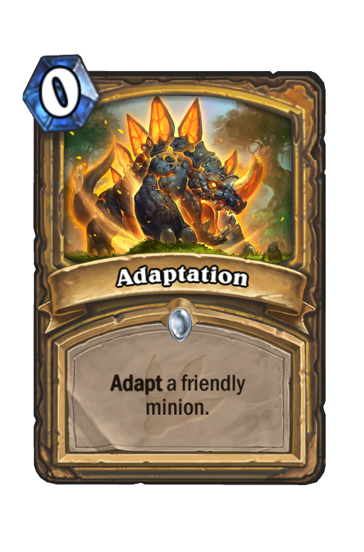 Adaptation Hearthstone kártya