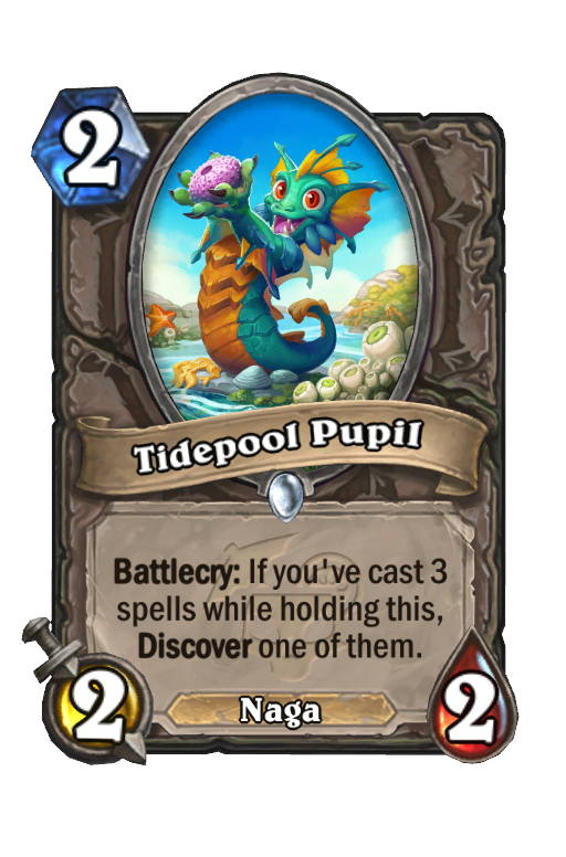 Tidepool Pupil Hearthstone kártya