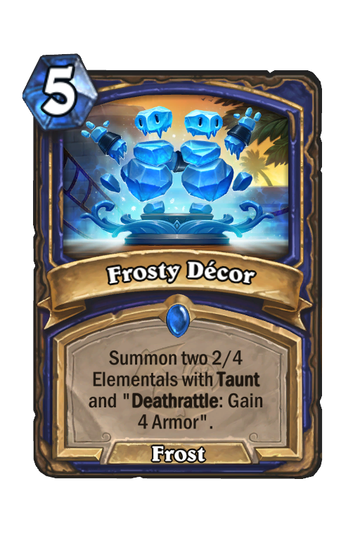Frosty Décor Hearthstone kártya