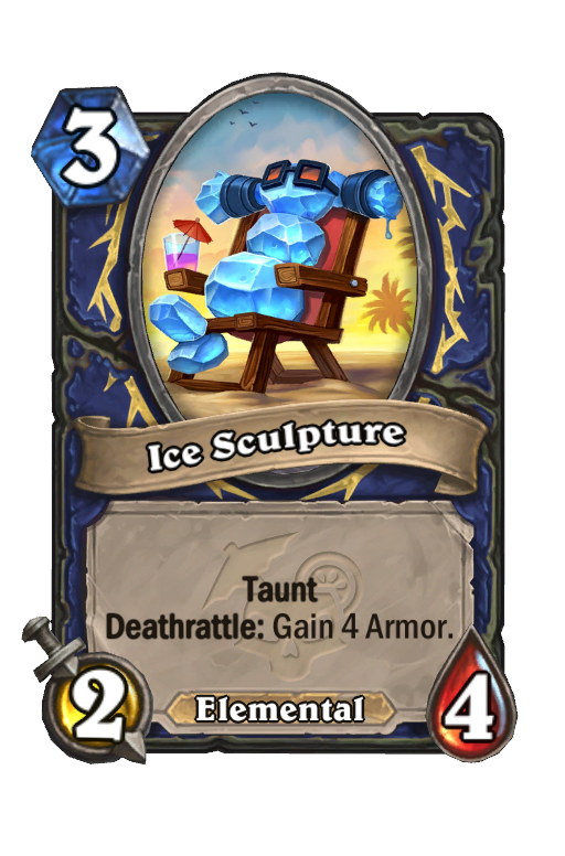 Ice Sculpture Hearthstone kártya
