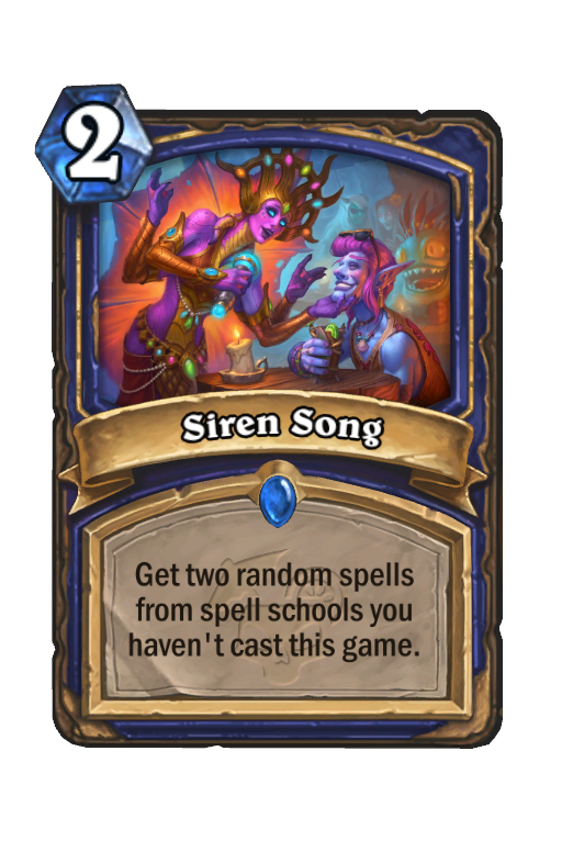 Siren Song Hearthstone kártya