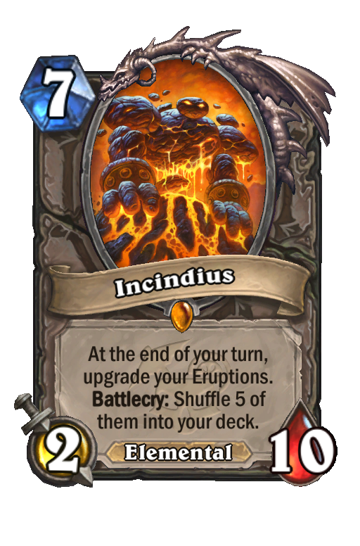 Incindius Hearthstone kártya