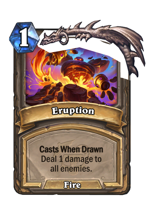 Eruption Hearthstone kártya