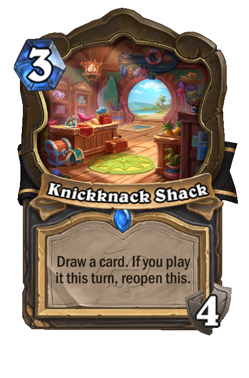 Knickknack Shack Hearthstone kártya