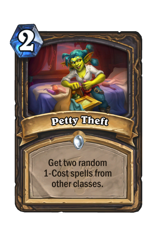 Petty Theft Hearthstone kártya