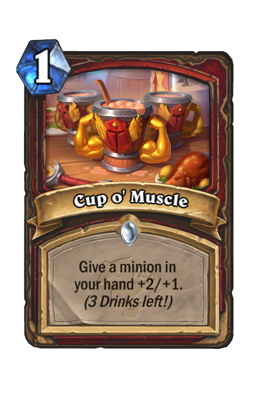 Cup o' Muscle Hearthstone kártya