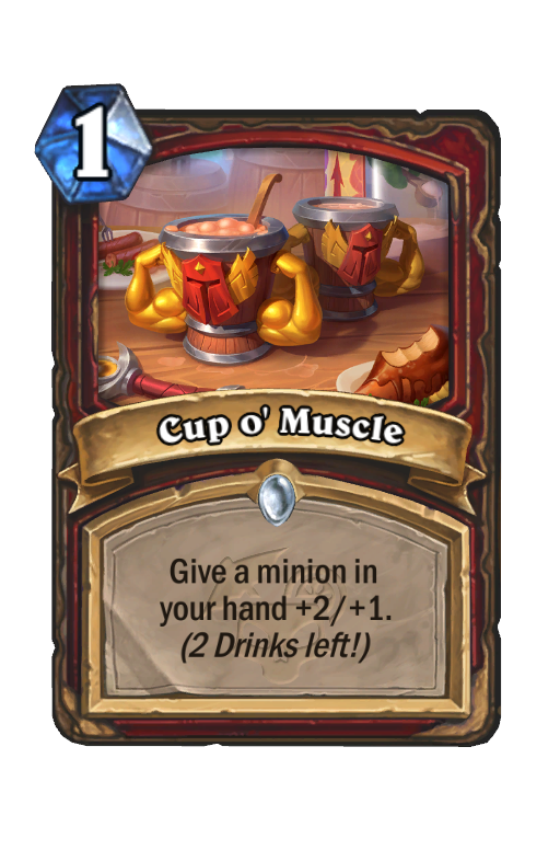 Cup o' Muscle Hearthstone kártya