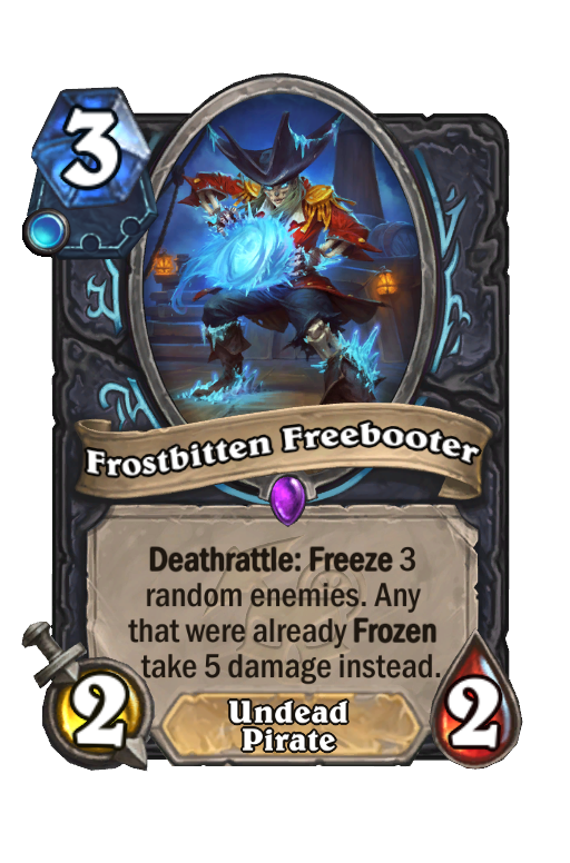 Frostbitten Freebooter Hearthstone kártya