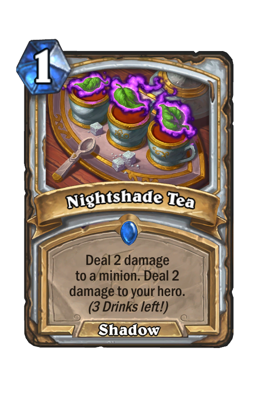 Nightshade Tea Hearthstone kártya