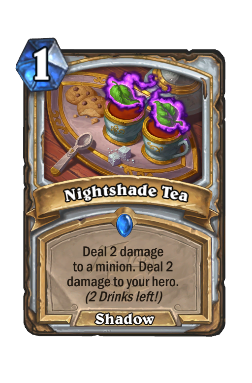 Nightshade Tea Hearthstone kártya