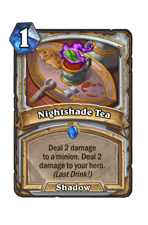 Nightshade Tea Hearthstone kártya