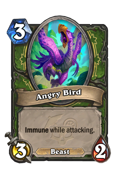 Angry Bird Hearthstone kártya