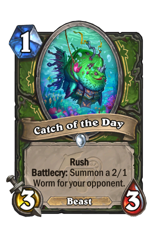 Catch of the Day Hearthstone kártya