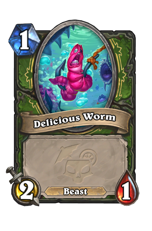 Delicious Worm Hearthstone kártya