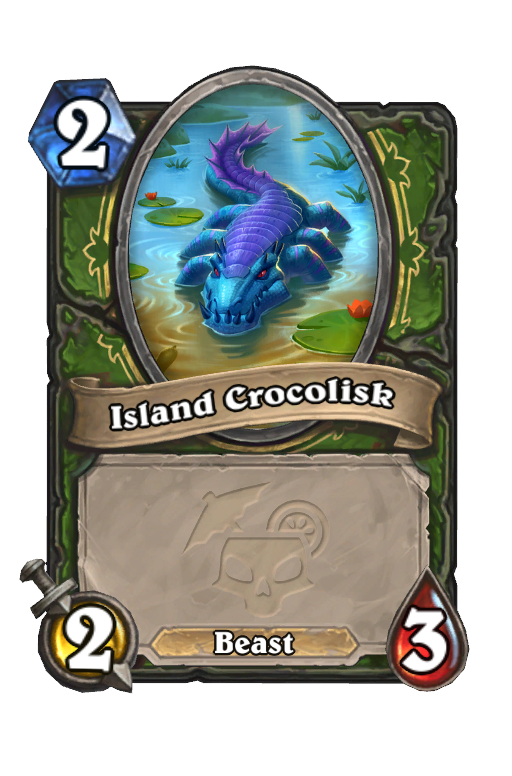 Island Crocolisk Hearthstone kártya