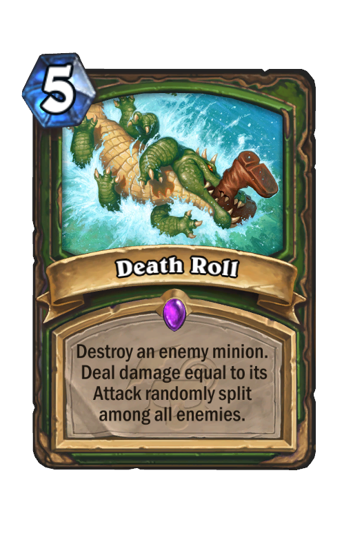 Death Roll Hearthstone kártya