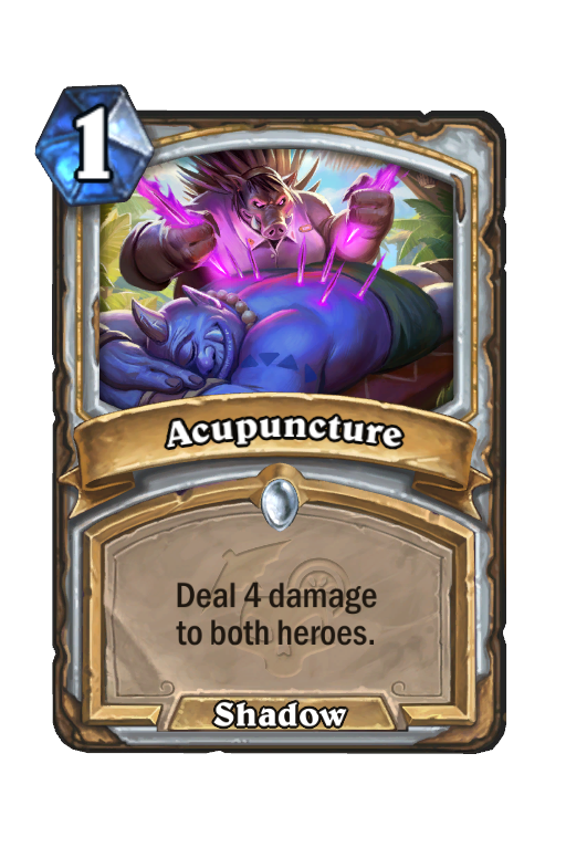 Acupuncture Hearthstone kártya