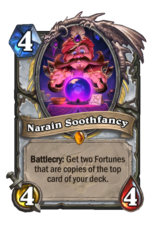 Narain Soothfancy Hearthstone kártya