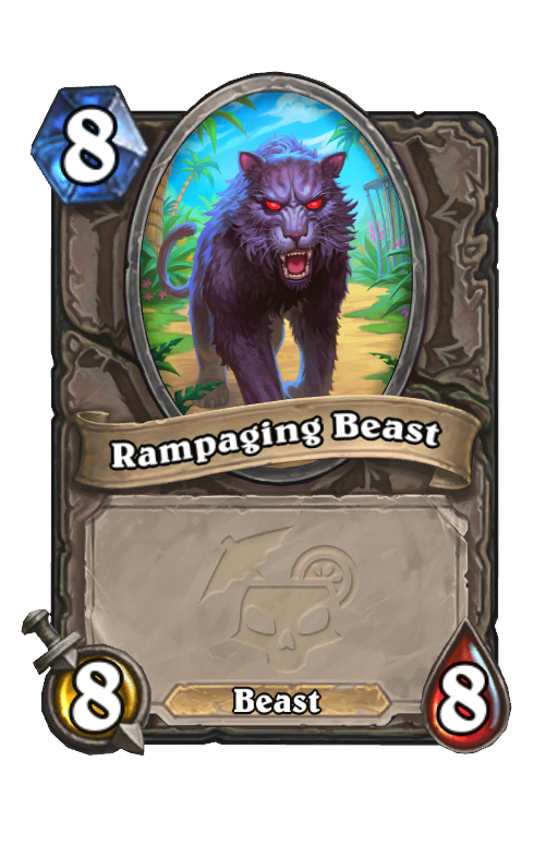 Rampaging Beast Hearthstone kártya